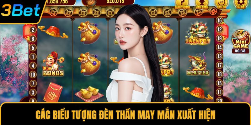 Các biểu tượng đèn thần may mắn xuất hiện